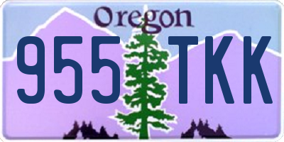 OR license plate 955TKK