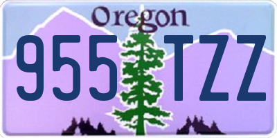 OR license plate 955TZZ
