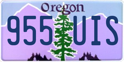 OR license plate 955UIS