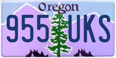 OR license plate 955UKS