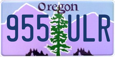 OR license plate 955ULR