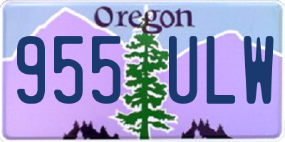 OR license plate 955ULW