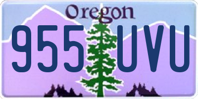 OR license plate 955UVU