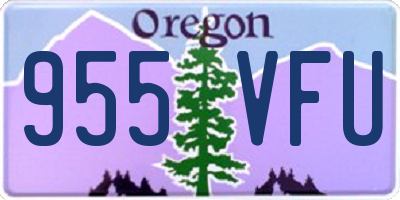 OR license plate 955VFU