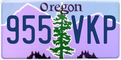 OR license plate 955VKP
