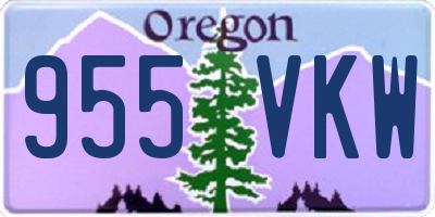 OR license plate 955VKW