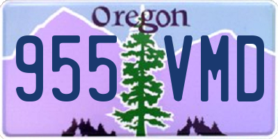 OR license plate 955VMD