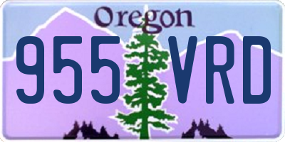 OR license plate 955VRD