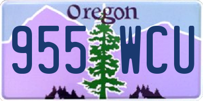 OR license plate 955WCU