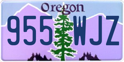 OR license plate 955WJZ