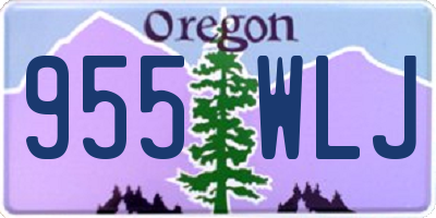 OR license plate 955WLJ