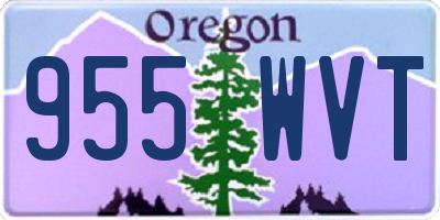 OR license plate 955WVT