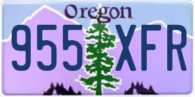 OR license plate 955XFR