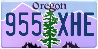 OR license plate 955XHE