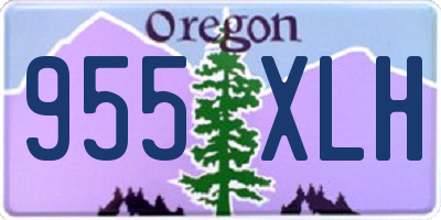 OR license plate 955XLH