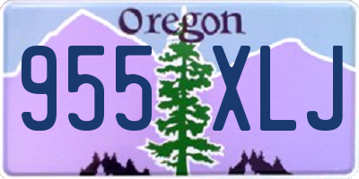 OR license plate 955XLJ