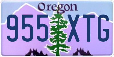 OR license plate 955XTG