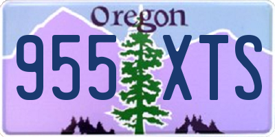 OR license plate 955XTS
