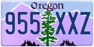 OR license plate 955XXZ