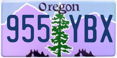 OR license plate 955YBX