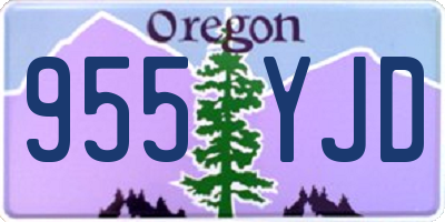 OR license plate 955YJD