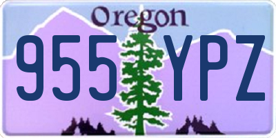 OR license plate 955YPZ