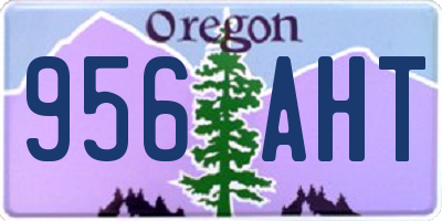 OR license plate 956AHT