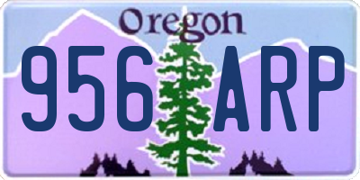 OR license plate 956ARP