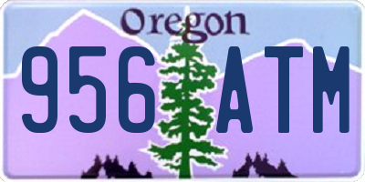 OR license plate 956ATM