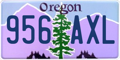 OR license plate 956AXL