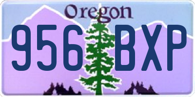 OR license plate 956BXP