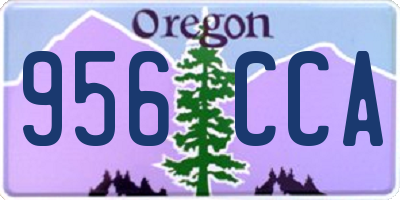 OR license plate 956CCA