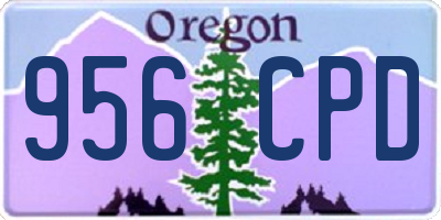 OR license plate 956CPD
