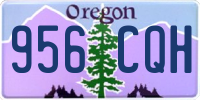 OR license plate 956CQH