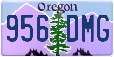 OR license plate 956DMG