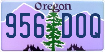 OR license plate 956DOQ