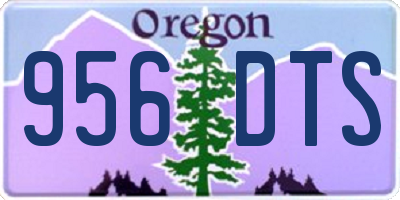 OR license plate 956DTS