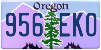 OR license plate 956EKO