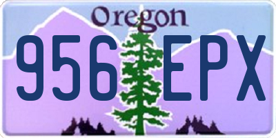 OR license plate 956EPX