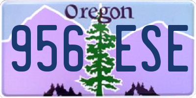 OR license plate 956ESE