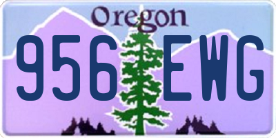 OR license plate 956EWG