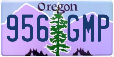 OR license plate 956GMP