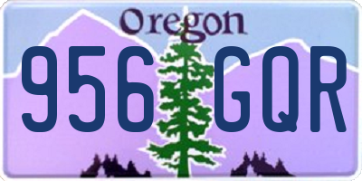 OR license plate 956GQR