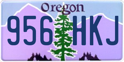OR license plate 956HKJ