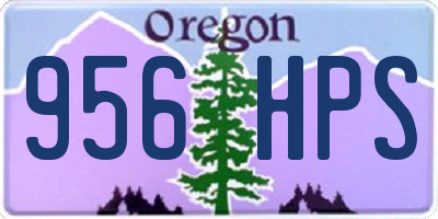 OR license plate 956HPS