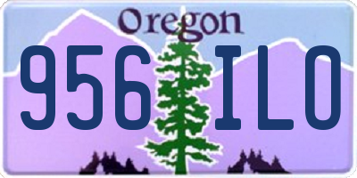 OR license plate 956ILO