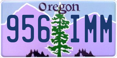 OR license plate 956IMM