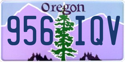 OR license plate 956IQV