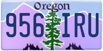 OR license plate 956IRU