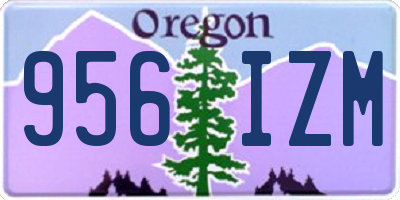 OR license plate 956IZM
